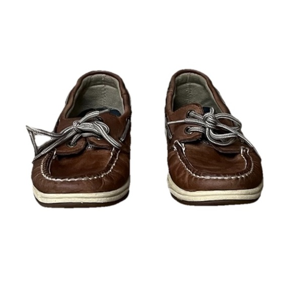 Sperry Top-Sider Intrepid 9774811 Women’s Boat Shoes 6.5M Tan Brown Leather - Picture 2 of 10